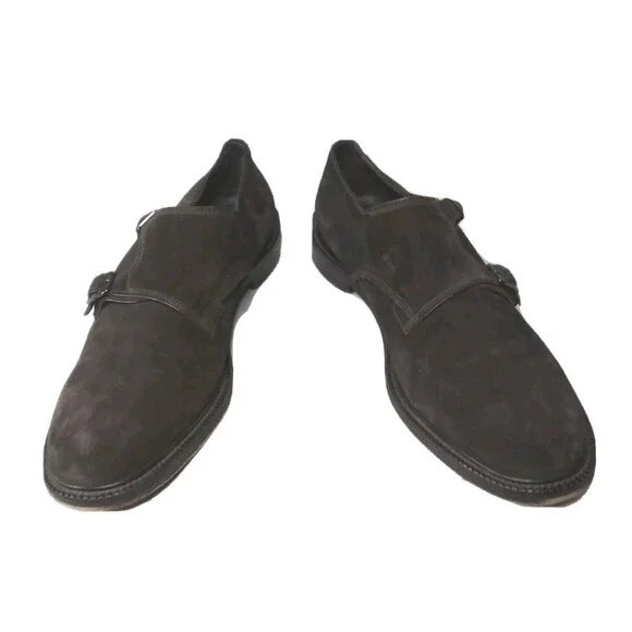 Pal Zileri Double Monkstrap Suede Shoes Men